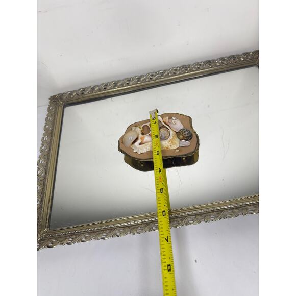 Unique Vintage Korean Brass Shell belt buckle , one of a kind - Picture 7 of 9